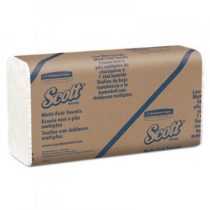 Scott Multi-Fold Paper Towels, 9 2/5 x 9 1/5, White, 250 Sheets, 16/Carton KCC01860 KCC 01860