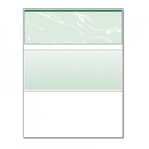 DocuGard Standard Security Check, Green Marble Top, 11 Features, 8 1/2 x 11, 500/RM PRB04502 04502