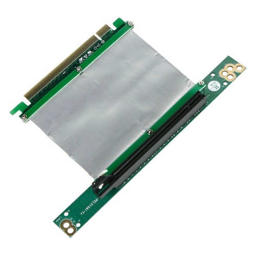 iStarUSA PCIe x16 to PCIe x16 Riser Card with Various Length Ribbon Cable DD-666-C5