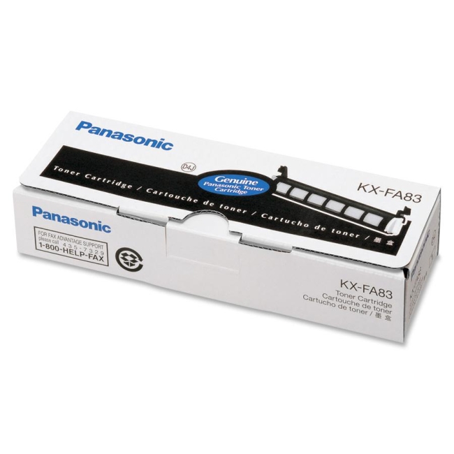 Panasonic High Yield Black Toner Cartridge KXFA83 PANKXFA83