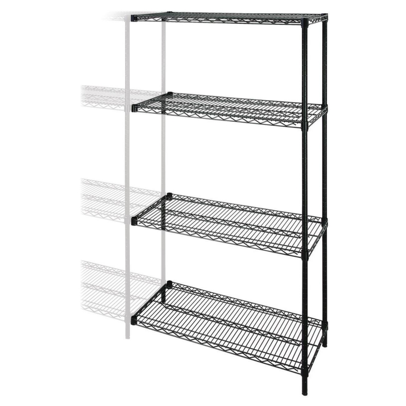 Lorell Industrial Wire Shelving Add-On-Unit 69137 LLR69137