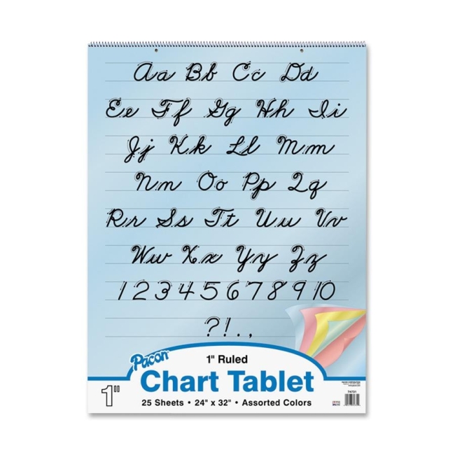 Pacon Colored Paper Chart Tablets 74731 PAC74731