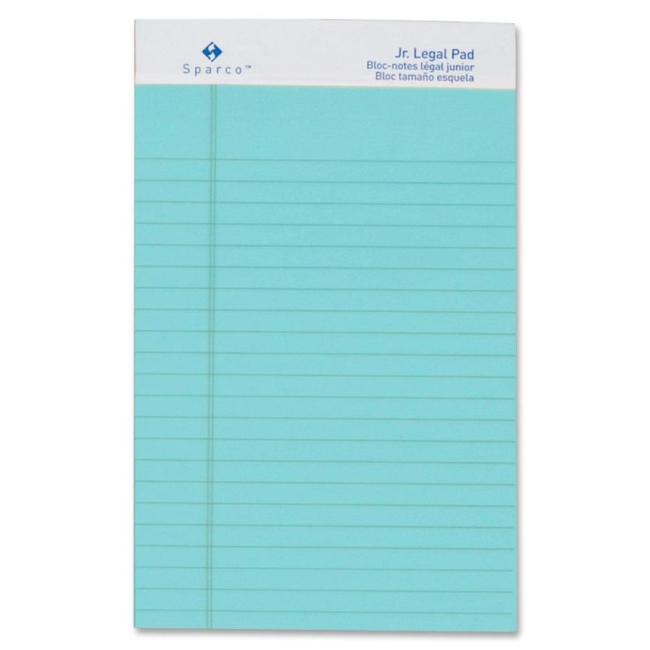 Sparco Colored Jr. Legal Ruled Writing Pads 01073 SPR01073