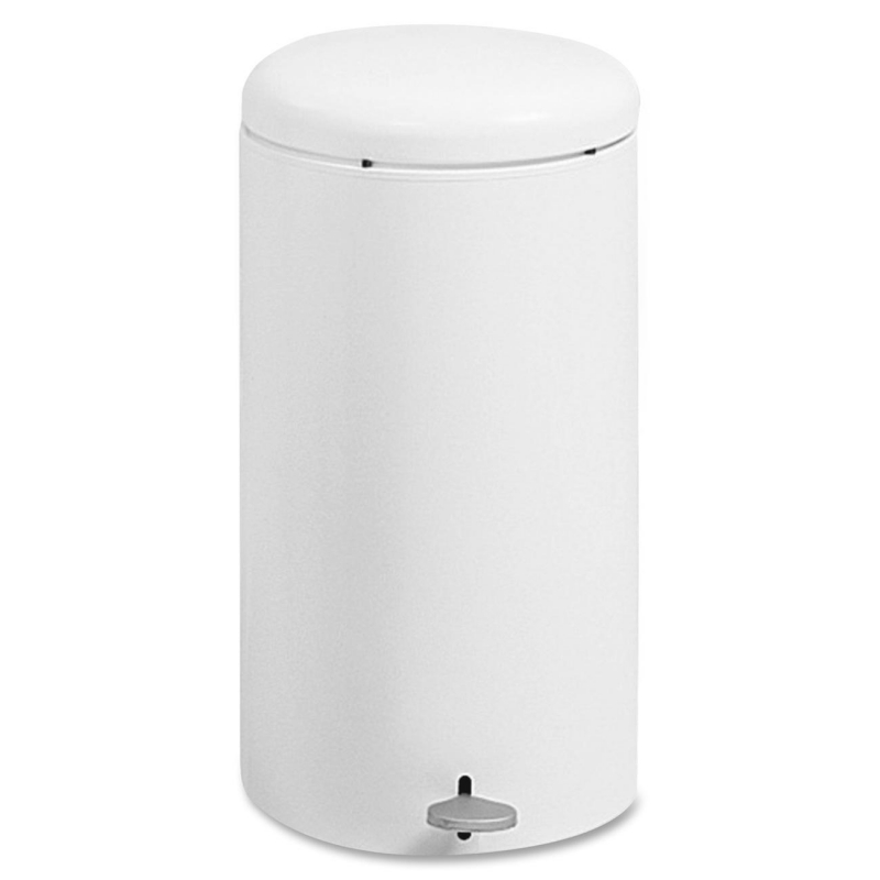 Safco Step-On Garbage Can 9683WH SAF9683WH