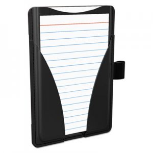 Oxford At Hand Note Card Case, 25 Capacity, 3 3/4d x 5 1/2w, Black OXF63519 63519