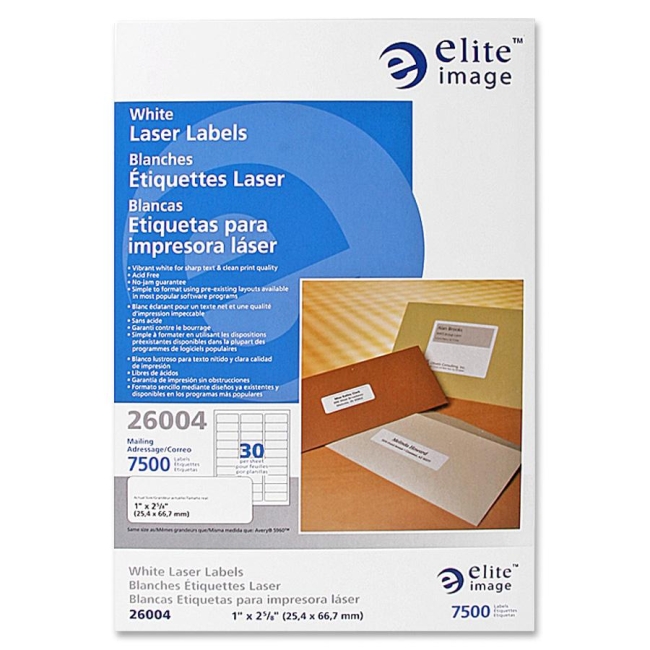 Elite Image Mailing Laser Label 26004 ELI26004
