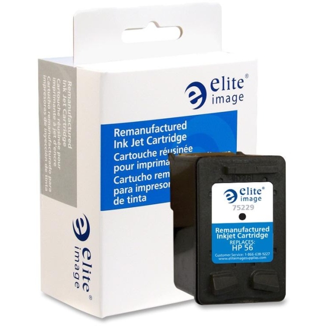 Elite Image Remanufactured Ink Cartridge Alternative For HP 56 (C6656AN) 75229 ELI75229