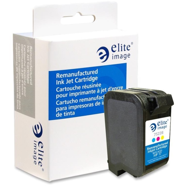 Elite Image Remanufactured Tri-color Ink Cartridge Alternative For HP 17 (C6625AN) 75228 ELI75228