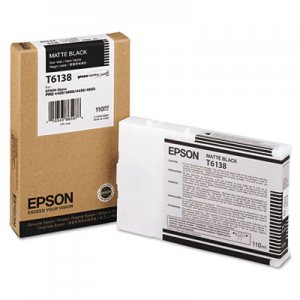 Epson T613800 (61) Ink, Matte Black EPST613800 T613800