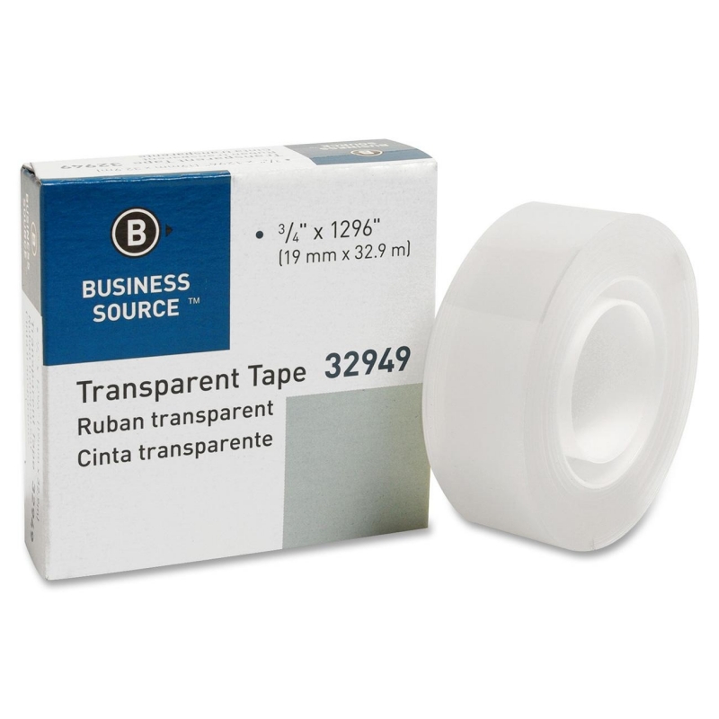 Business Source All-purpose Glossy Transparent Tape 32949 BSN32949