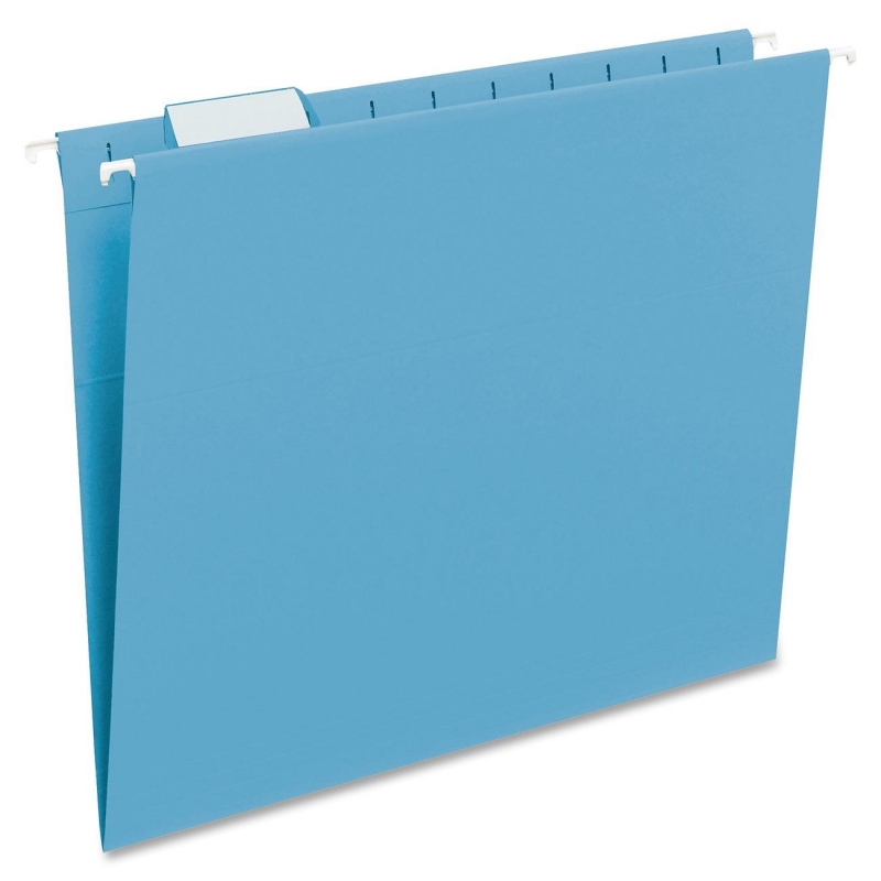 Smead Sky Blue Colored Hanging Folders with Tabs 64068 SMD64068