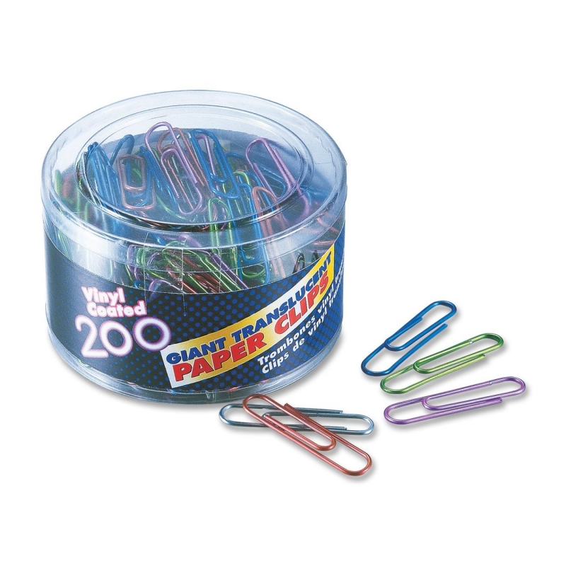 OIC Translucent Vinyl Paper Clips 97212 OIC97212