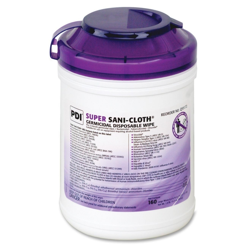 PDI Surface Disinfectant Wipe PSSC077172 NICPSSC077172