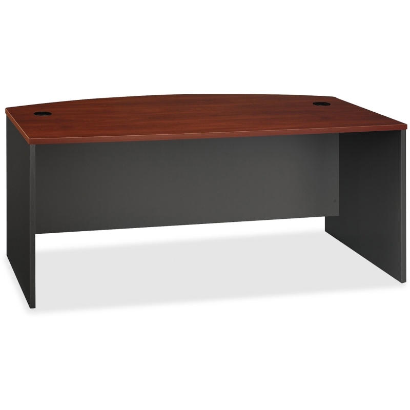 Bush Business Furniture Bush Business Furniture Series C 72W Bow Front Desk Shell WC24446 BSHWC24446