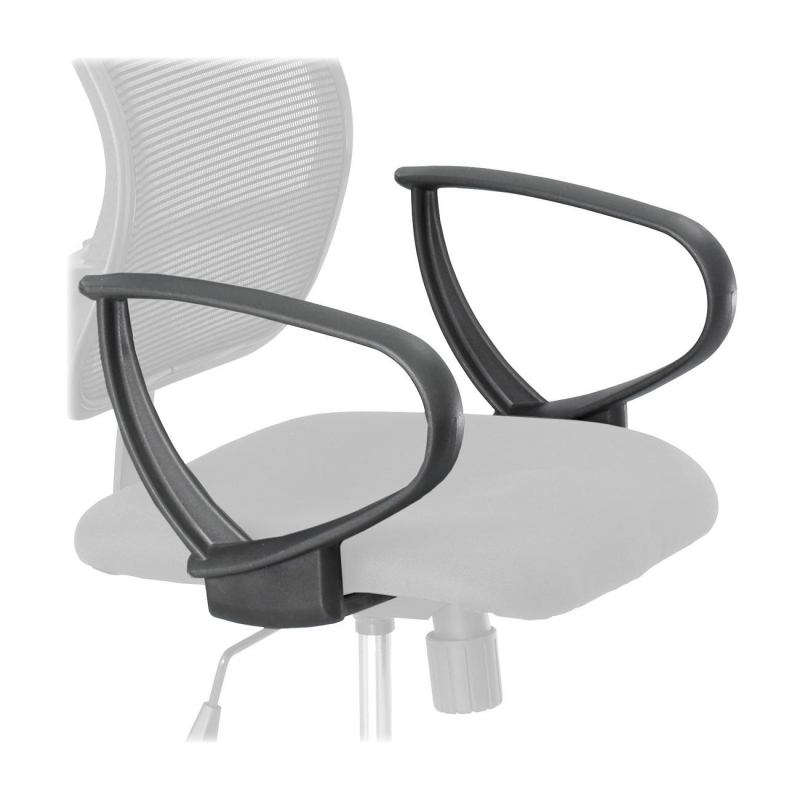 Safco Safco Vue Extended Height Mesh Chair Loop Arms 3396BL SAF3396BL