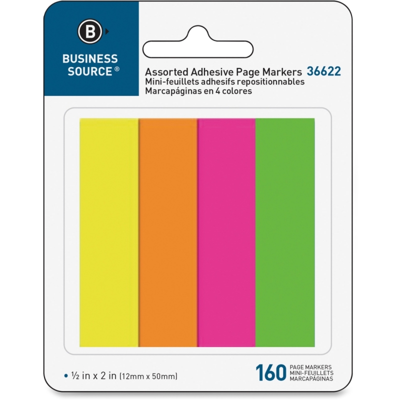 Business Source Page Marker Pad 36622 BSN36622
