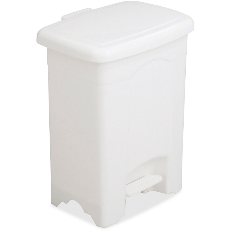 Safco Safco Step-On Plastic Receptacle 9710WH SAF9710WH