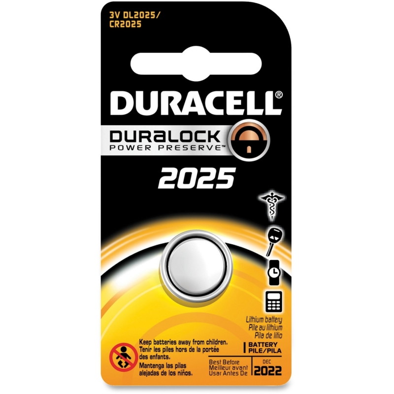 Duracell 2025 Coin Button Battery 66390 DUR66390