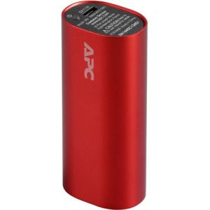 APC Mobile Power Pack, 3000mAh Li-ion Cylinder, Red M3RD M3