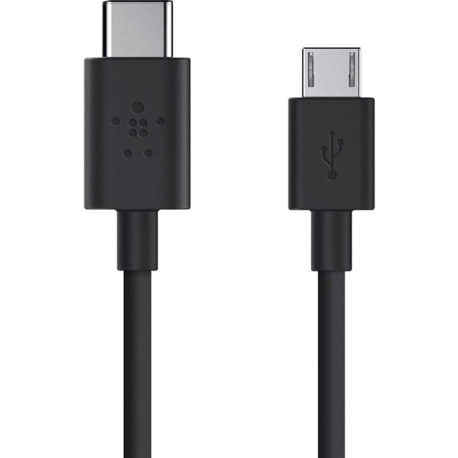 Belkin 2.0 USB-C to Micro USB Charge Cable F2CU033BT06-BLK