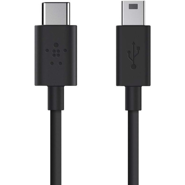 Belkin 2.0 USB-C to Mini-B Charge Cable F2CU034BT06-BLK