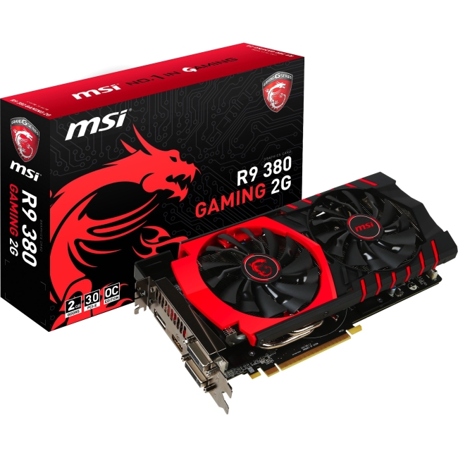 MSI AMD Radeon R9 380 Graphic Card R9 380 GAMING 2G