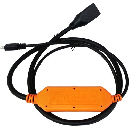 Portsmith Micro USB to Ethernet Adapter One Piece, Enterprise Rugged PSA1UB1E-E