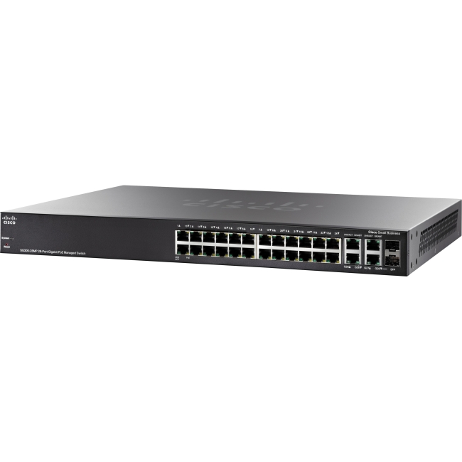 Cisco Layer 3 Switch - Refurbished SG300-28MP-K9NA-RF SG300-28MP