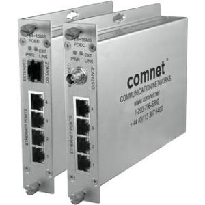 ComNet CopperLine Ethernet Switch CLFE4+1SMSPOEU