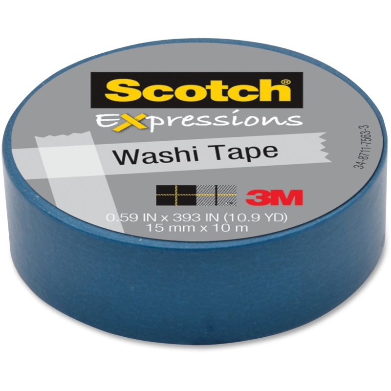 Scotch Expressions Washi Tape C314BLU MMMC314BLU