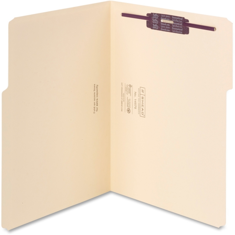 Smead Extra-Capacity Fastener Folders - SafeShield 14575 SMD14575