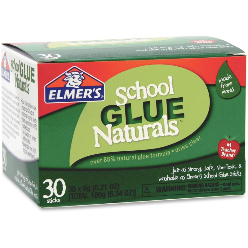 Elmer's School Glue Naturals 30 pack 6g Glue Stick E5043 EPIE5043
