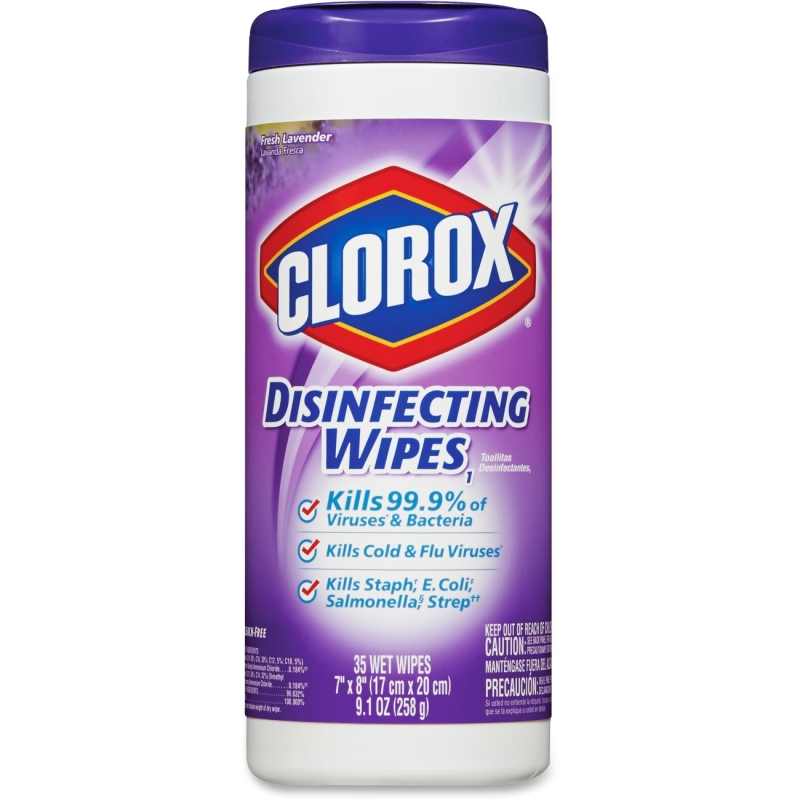 Clorox Disinfecting Wipes Fresh Lavender 01654CT CLO01654CT