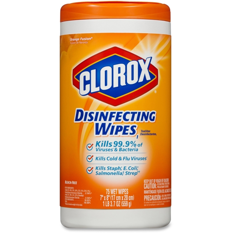 Clorox Disinfecting Wipes Orange Fusion 01686CT CLO01686CT