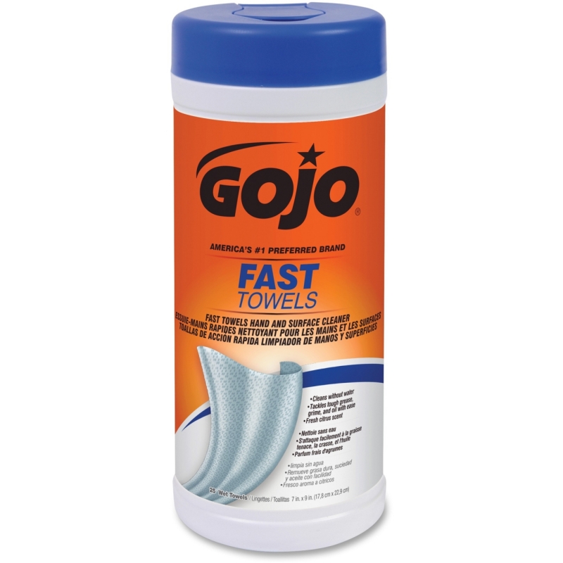 Gojo Fast Towels Hand/Surface Cleaner 6282-06 GOJ628206