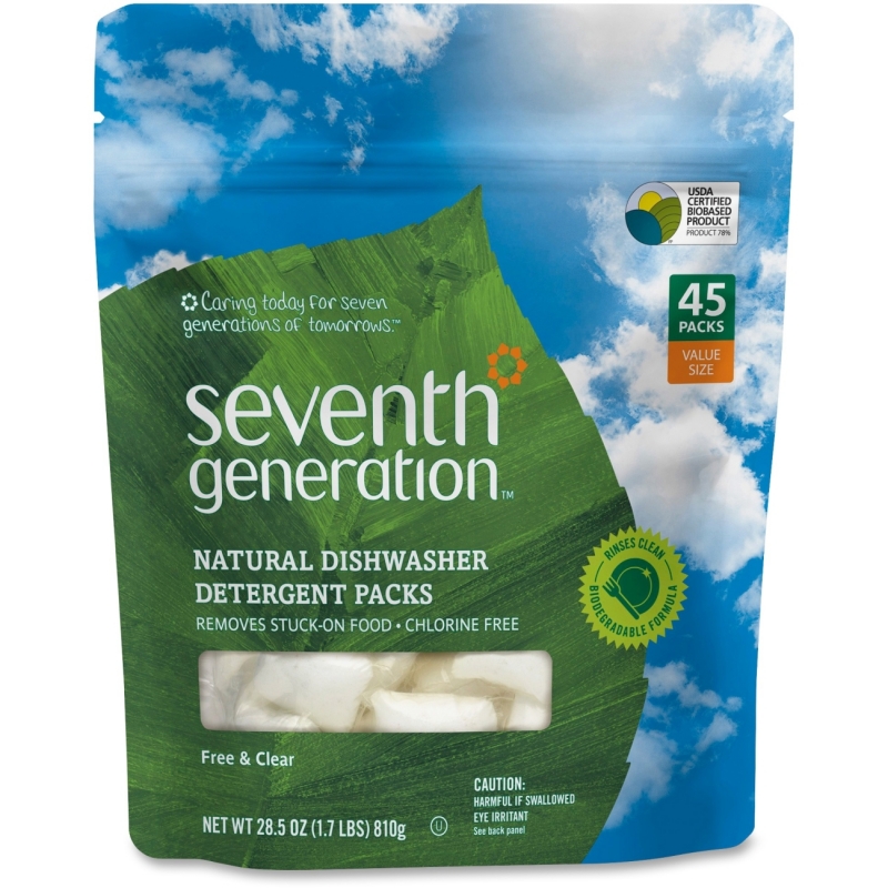 Seventh Generation Natural Dishwasher Detergent Packs 22897 SEV22897