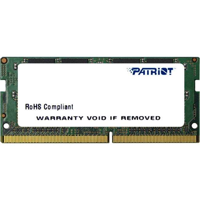 Patriot Memory Signature Line 4GB DDR4 PC4-17000 (2133Hz) CL15 SODIMM PSD44G213381S