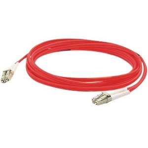 AddOn Fiber Optic Duplex Patch Network Cable ADD-LCLC-20M6MMP-RD