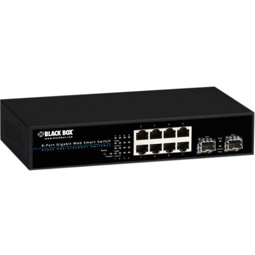 Black Box Gigabit Web Smart Switch - 8-Port LGB708A-R3-US