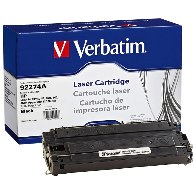 Verbatim HP 92274A Remanufactured Laser Toner Cartridge 99228