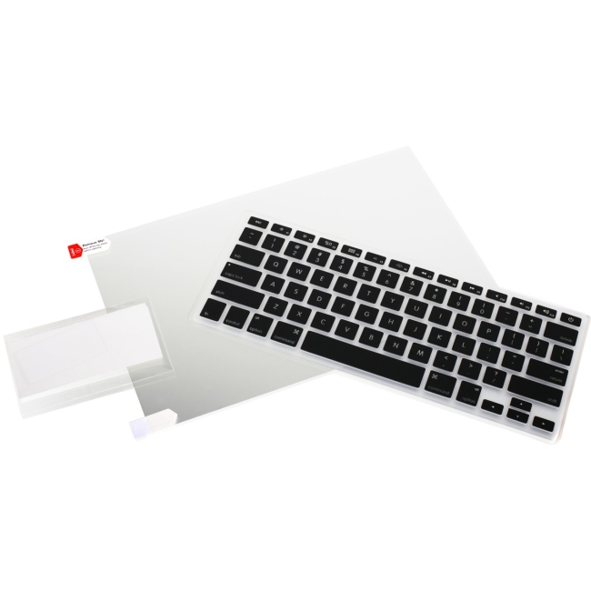 Iogear Shield+Protect: 15" Macbook Pro Retina Keyboard Skin and Screen Protector GKSMP15
