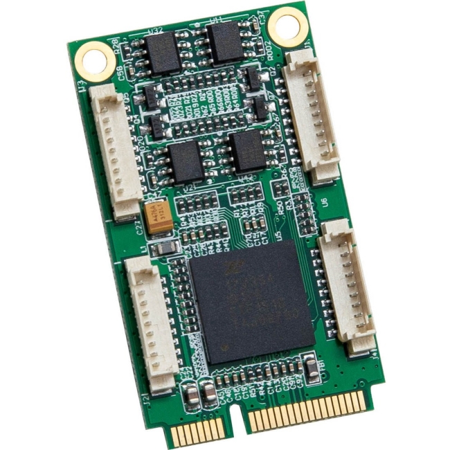 IO Crest 2/4 Port RS232 Industrial Mini PCI-E Serial Card SI-MPE15050