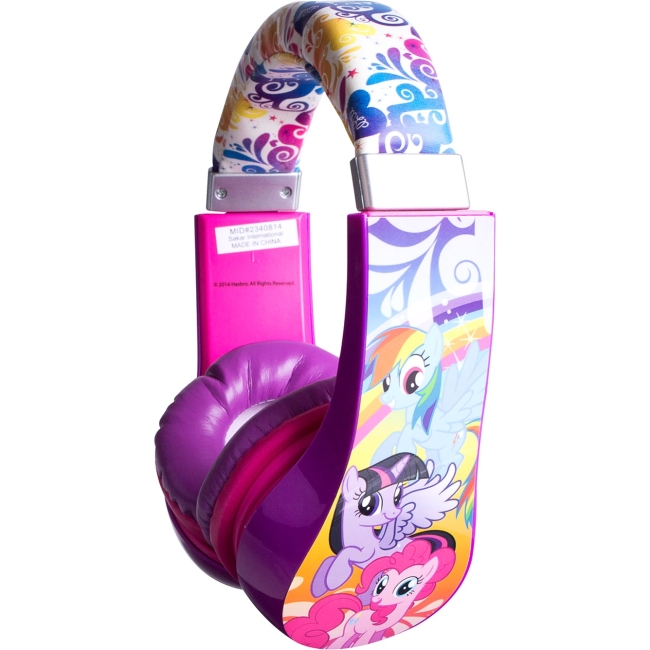 Sakar Kids My Little Pony Kids Safe Friendly Headphones 30357