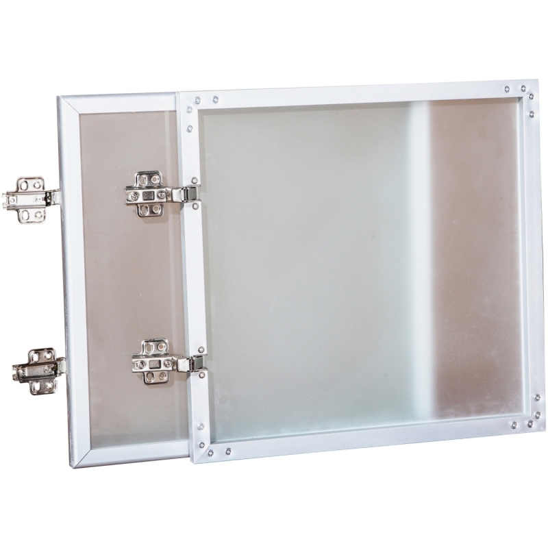 Lorell Wall-Mount Hutch Frosted Glass Door 59576 LLR59576