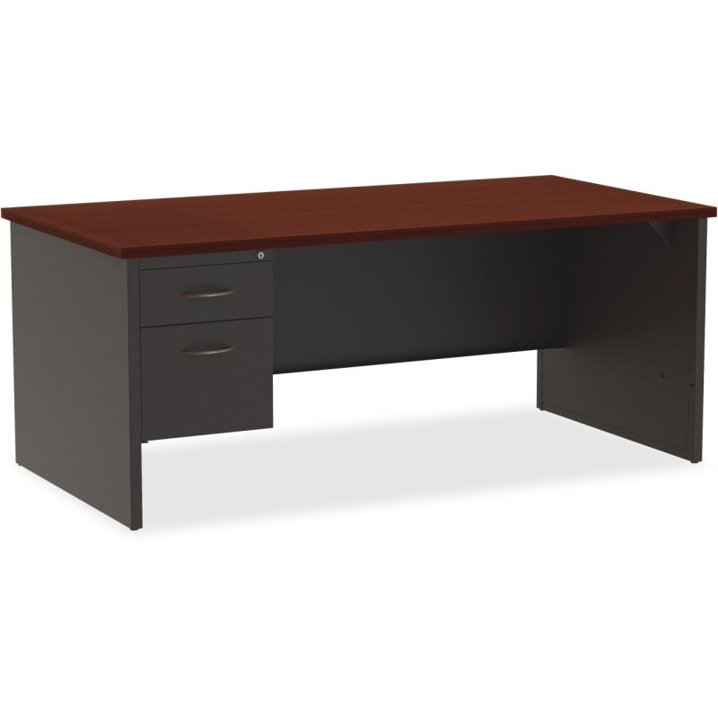 Lorell Mahogany Laminate/Ccl Modular Desk Series 79150 LLR79150