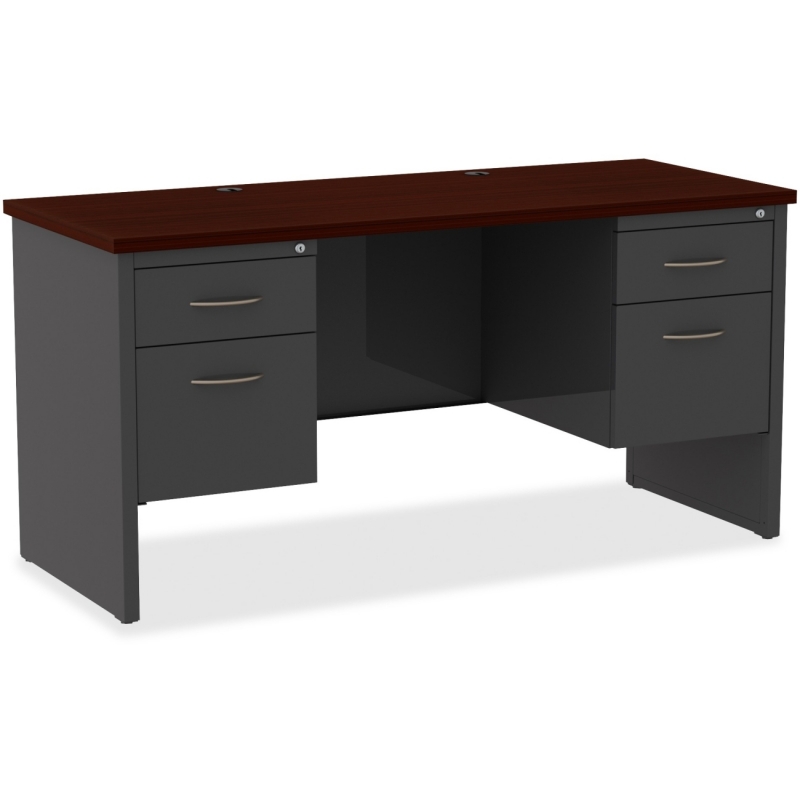 Lorell Mahogany Laminate/Ccl Modular Desk Series 79160 LLR79160