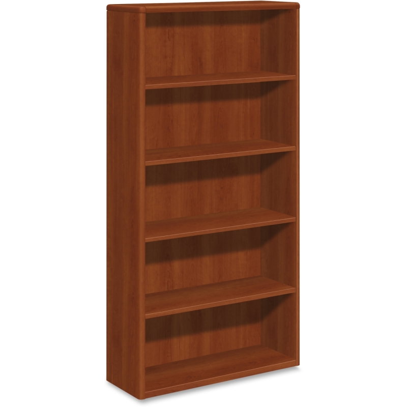 HON 10700 Series Cognac Laminated Fixed Shelves Bookcase 10755CO HON10755CO H10755