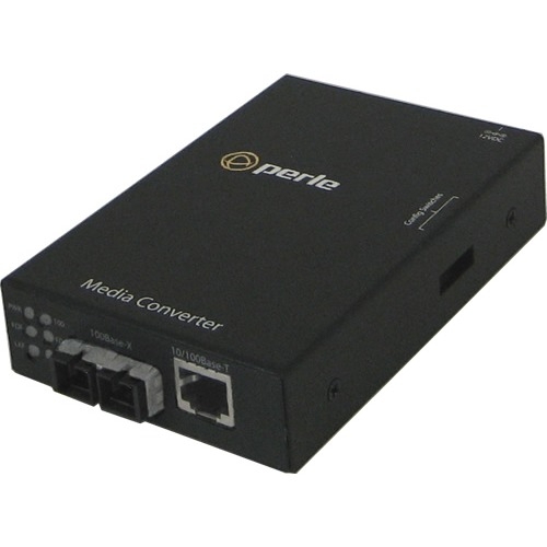 Perle 10/100 Media Converter Standalone, Unmanaged 05040834 S-110-S1ST20D