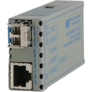 Omnitron 10/100/1000BASE-T to 1000BASE-X Ethernet Media Converter 1223-1-1Z 1223-1-x