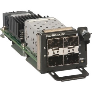 Brocade ICX 7450 4-port 100 Mbps/1 GbE SFP Module ICX7400-4X1GF
